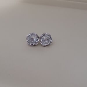 Kate Spade Elegant Silver Stud Earrings